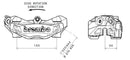 Bmw R Ninet Urban S [BREMBO] - Pinça de freio dianteiro esquerdo M4 titânio Ø32mm-2