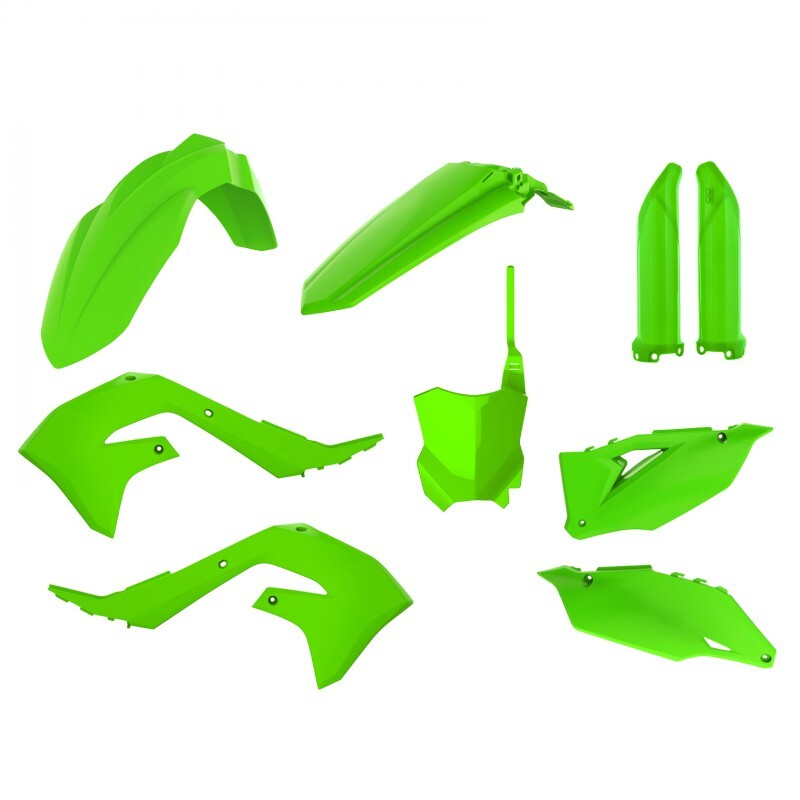 Kawasaki Kx 250 [POLISPORT] - Kit Plástico Verde Limão Kawasaki KX450
