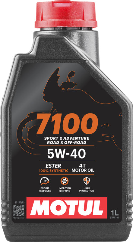 Óleo de motor 5W40 4T 1L para motocicletas [Motul]