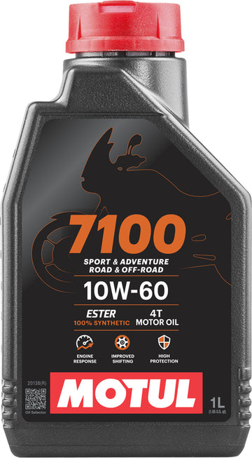 Óleo de motor 10W60 para motocicletas de 4 tempos 1L [MOTUL]