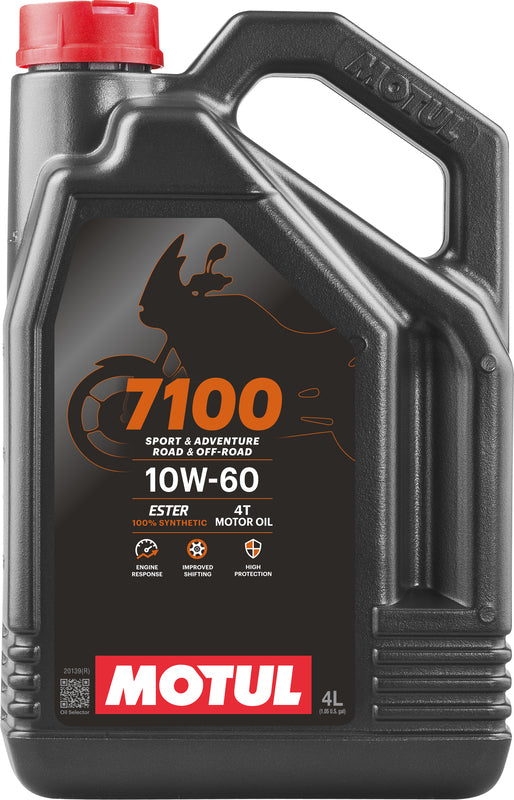 Óleo de motor 10W60 4T 4L para motocicletas [Motul]