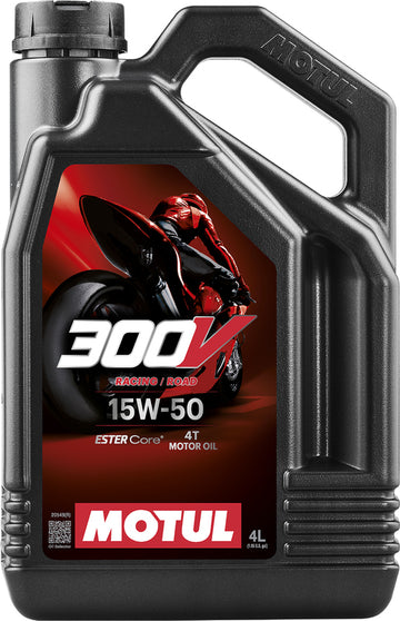 Linha de fábrica de 300V 4T 15W50 Óleo de motor 4L [MOTUL]