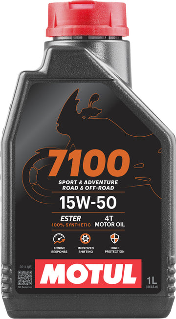 Óleo de motores 15W50 4T sintético 1 litro para motocicletas [Motul]