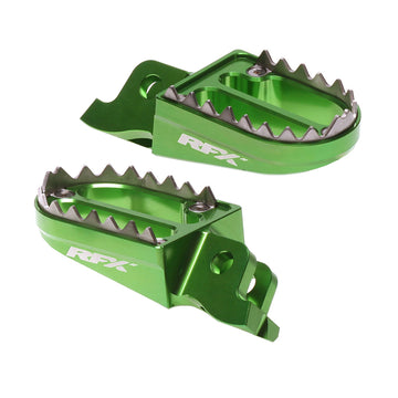 Kawasaki Kx 250 [RFX] - Pro 2 Foot Pegs (Verde) - Kawasaki KXF250/450