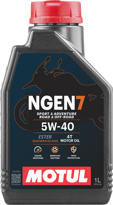 Óleo de motor 5W-40 4T, 1L para motocicletas [Motul]