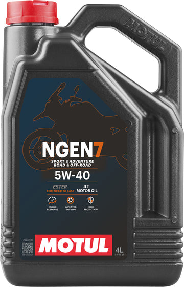 Óleo de motor 5W-40 4T 4L para motocicletas [Motul]