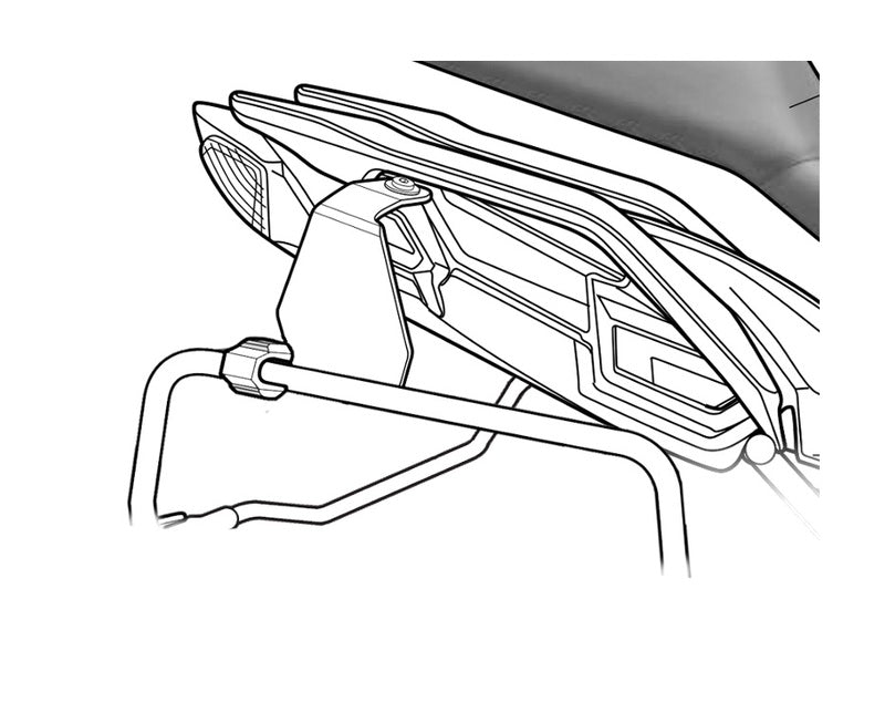 Kawasaki Versys 650 [SHAD] - Kit de montagem 4P