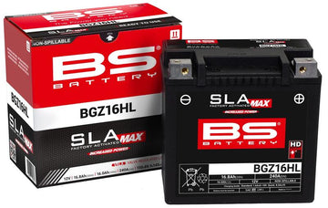 Harley Davidson Touring [BS BATTERY] - Bateria sem manutenção SLA ativada de fábrica - BGZ16HL - 0