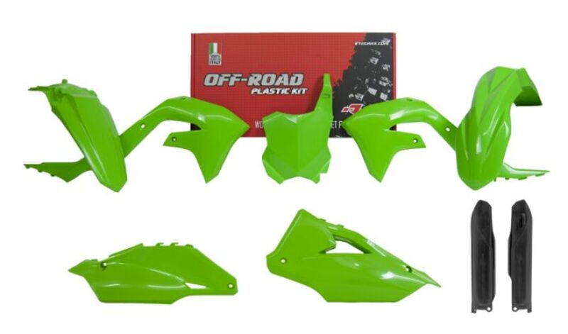 Kawasaki Kx 250 [RACETECH] - Kit plástico 6 peças