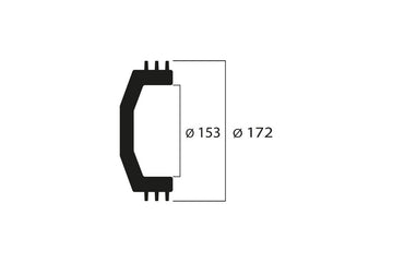 Kawasaki J 300 [MALOSSI] - Campainha de embreagem Maxi Wing ø 153 mm
