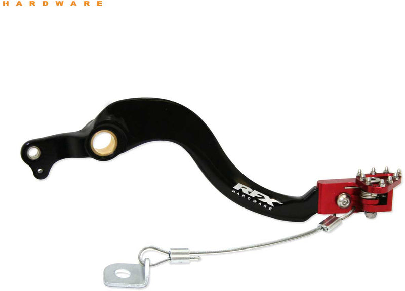 Honda Crf 300 Rally [RFX] - Pedal de freio traseiro Pro Flexi-Tip - Preto/Vermelho