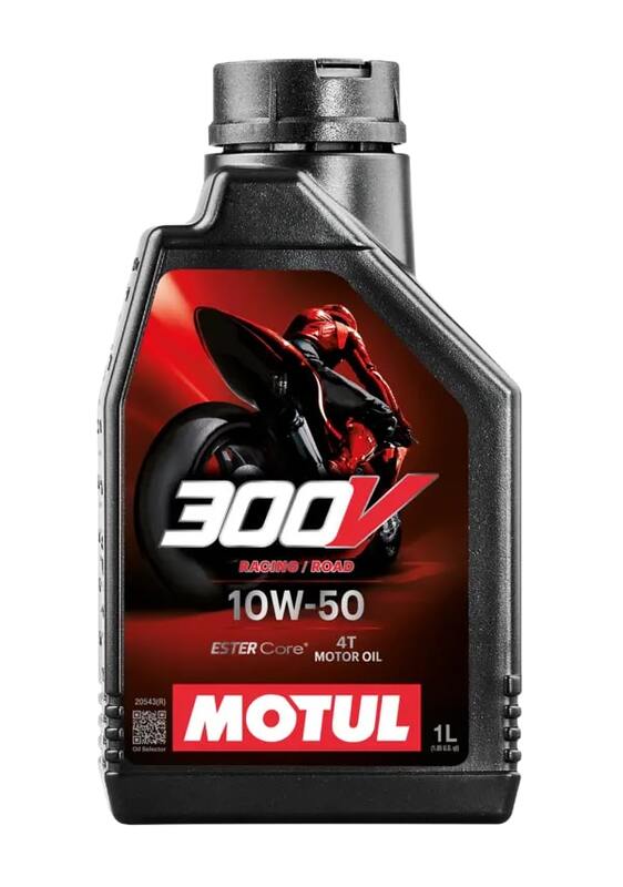 Óleo de motor 10W50 para motocicletas de corrida de estrada 4T [MOTUL]