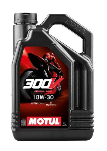 Óleo de motor 10W30 4L para motocicletas de corrida de estrada 4T [MOTUL]