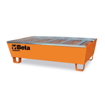 Base de barril BETA (transportável) em aço para armazenar 2 barris (200 l cada)