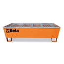 Base de barril BETA (transportável) em aço para armazenar 2 barris (200 l cada)