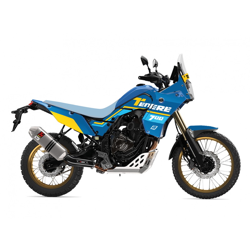 Yamaha Ténéré 700 [BLACKBIRD] - Kit gráfico Rally Ride – Azul