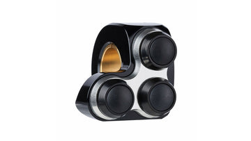 Botões de motocicleta Mo.Switch Basic, 3 botões Black/Silver [Motogadget]