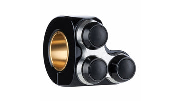 Botões de motocicleta Mo.Switch Basic, 3 botões Black/Silver [Motogadget]