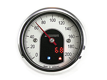 Motoscópio análogo Tiny, polido para motocicletas [Motogadget]