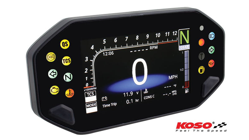 Yamaha Xsr 900 [KOSO] - Cockpit multifuncional digital RX-4 para MT-07/09, XSR 700/900