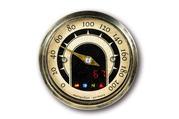 Anel de latão vintage Tascho MST analógico para motocicletas [Motogadget]