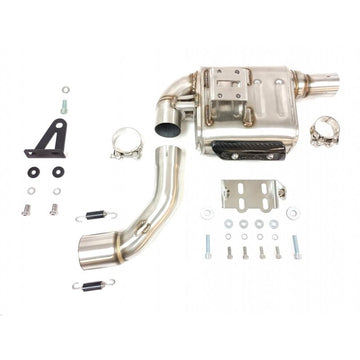 Cf Moto 700 [IXIL] - Silenciador Slip-On RC3B Aço Inoxidável Preto - 0