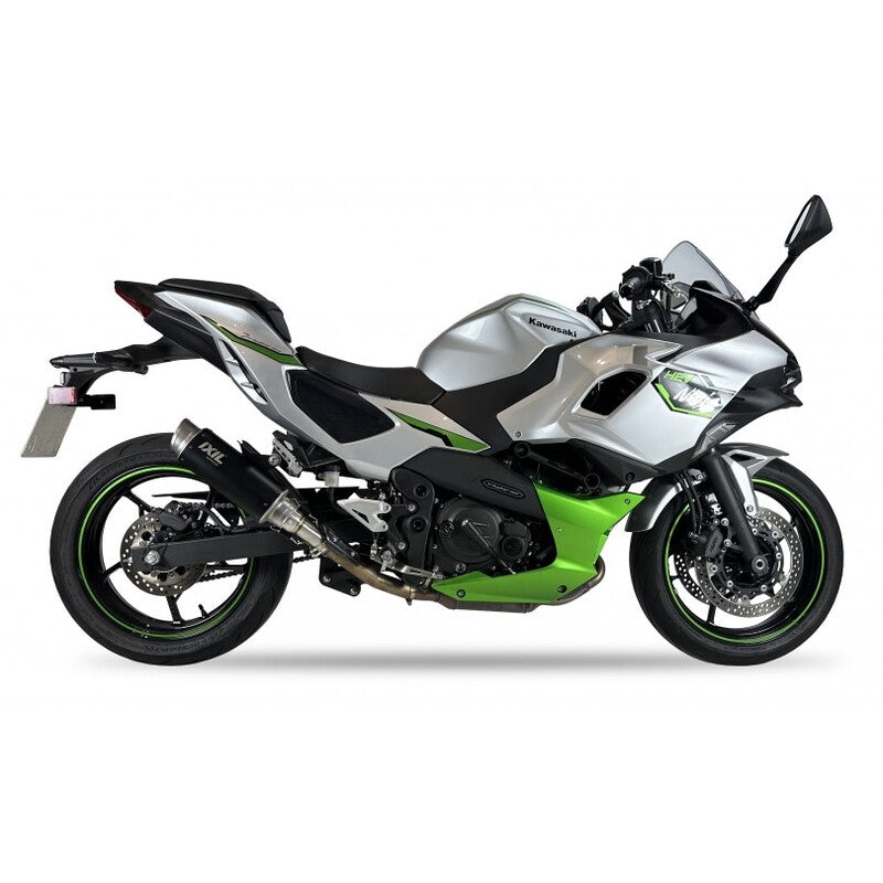 Kawasaki Z 500 [IXIL] - Silenciador deslizante RC3B aço inoxidável preto