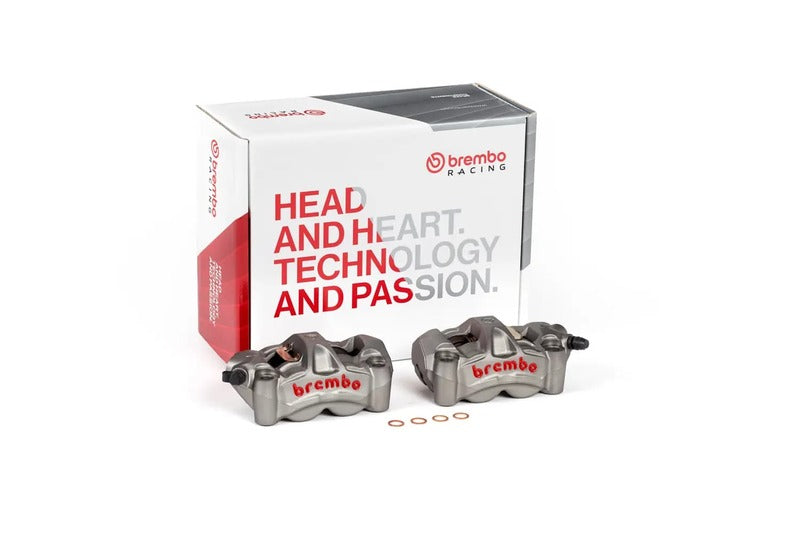Bmw S 1000 [BREMBO RACING] - Par M5 de pinças de freio radial dianteiro 4 pistões Ø3mm