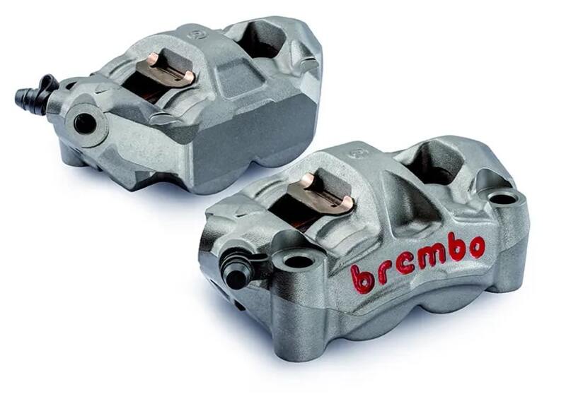 Hypermotard 939 [BREMBO RACING] - Par de pinças de freio radial dianteiro M5 4 pistões Ø3mm