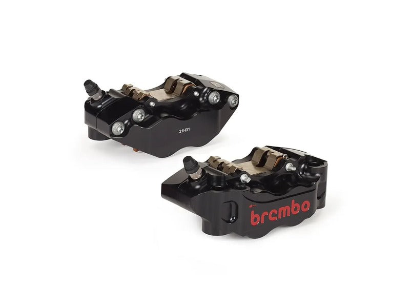 Ducati Hyperstrada 821 [BREMBO RACING] - UPGRADE GP4-RB pinças de freio de 4 pistões (par) dianteiras, Ø 30/34 mm