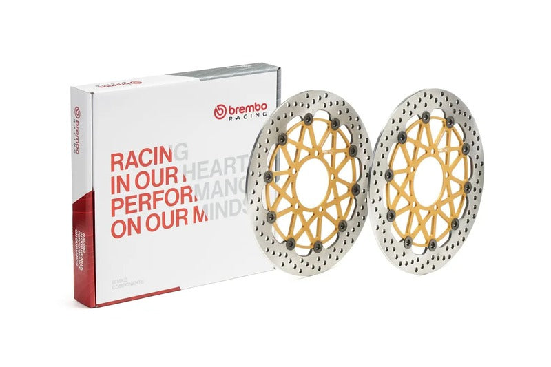 Triumph Street Triple 765 [BREMBO RACING] - UPGRADE Par de discos de freio flutuantes Supersport - 208973756