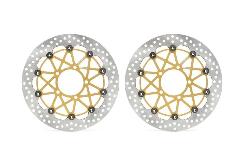 Triumph Street Triple 765 [BREMBO RACING] - UPGRADE Par de discos de freio flutuantes Supersport - 208973756