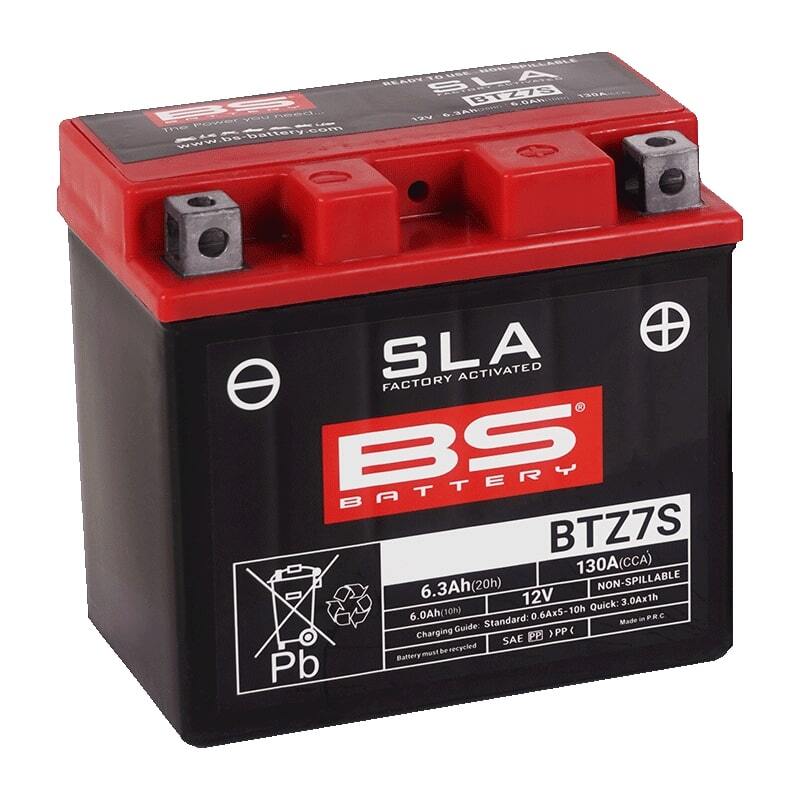 Yamaha Tenere 700 [BS BATTERY] - Bateria sem manutenção SLA ativada de fábrica - BTZ7S (FA)