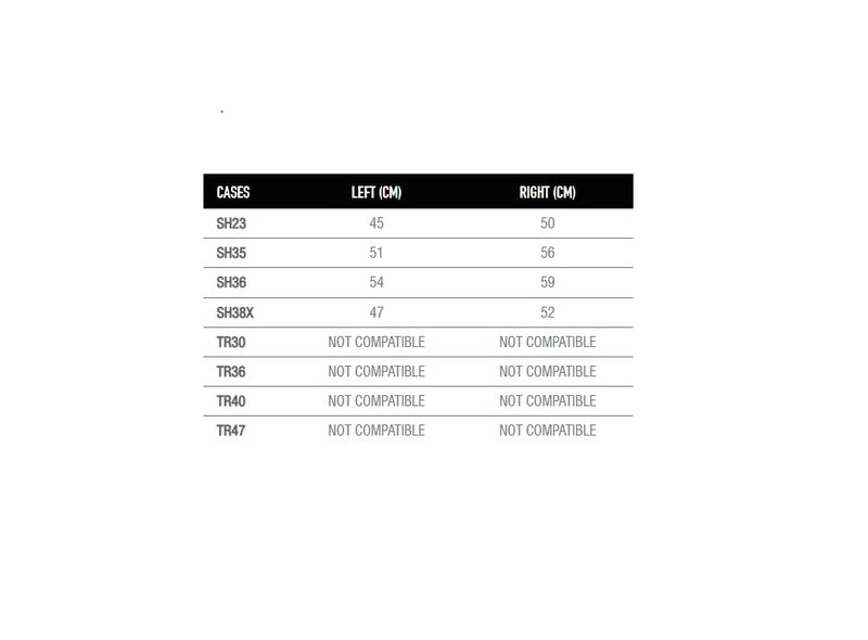 Voge Valico 800 Rally [SHAD] - Sistema de fixação 3P (lateral)