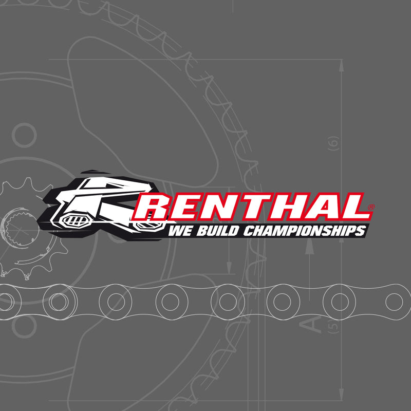 Ktm Sx 200 [RENTHAL] - Kit de corrente 520R1 14/45 Standard - Roda dentada traseira autolimpante ultraleve