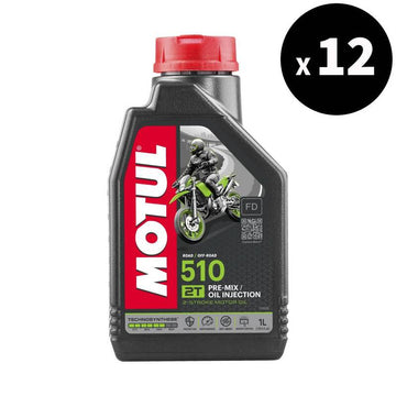 510 Óleo de motor 2T 1L, 12 pacote [Motul]