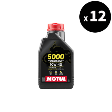 5000 4T 10W40 Óleo de motor 1L, 12 pacote [Motul]