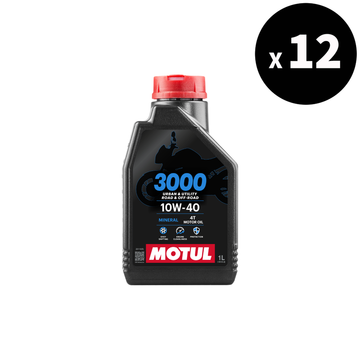 3000 Óleo de motor 4T 10W40, 1L, 12 pacote [Motul]