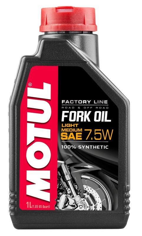 Óleo de garfo 7,5W 1L 6-Pack for Motorcycles [Motul]