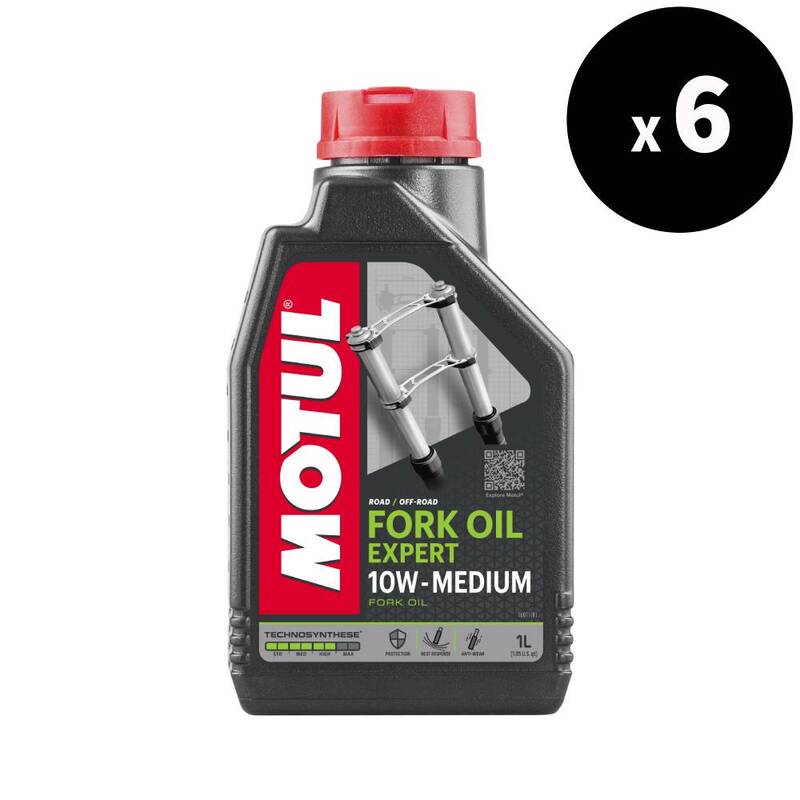 Óleo de garfo 10W, 1L, 6-Pack [Motul]