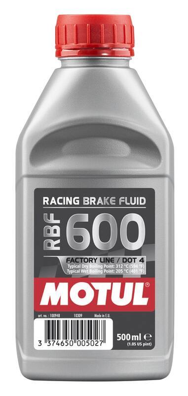 DOT 4 RBF 600 FLUIDO DE FREIO DE RAÇA 500ML 12-PACK [MOTUL]