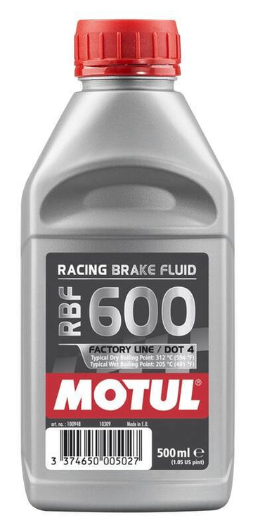 DOT 4 RBF 600 FLUIDO DE FREIO DE RAÇA 500ML 12-PACK [MOTUL]
