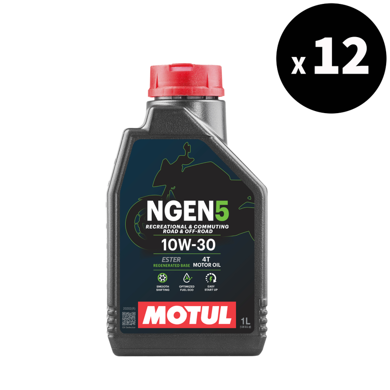 Óleo de Motor NGen 5 4T 10W-30, 1L 12-PACK [MOTUL]