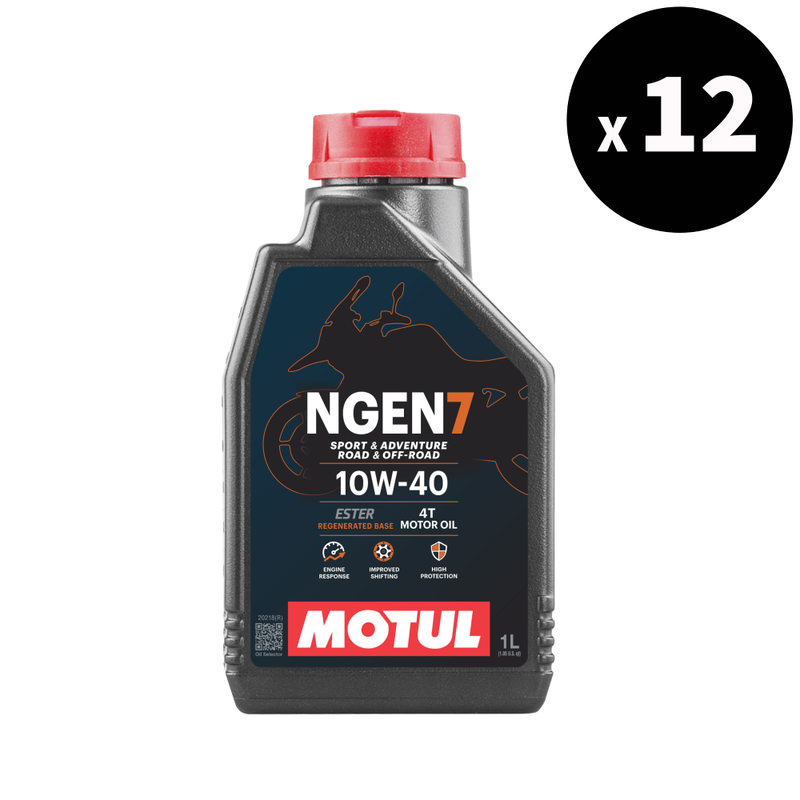 Óleo de motor NGEN 7 4T 10W-40 1L 12-PACK [MOTUL]