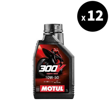 Óleo do motor 10W50 4T ROAD RACING 1L X12 [MOTUL]