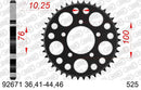 Benelli Trk 502 [AFAM] - Kit de corrente 525XMR3 14/42 Super-reforçado - Pinhão padrão-2