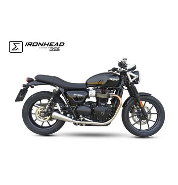 Triumph Street Twin [IXIL] - Silenciador Cônico Slip On Ironhead (direita + esquerda)