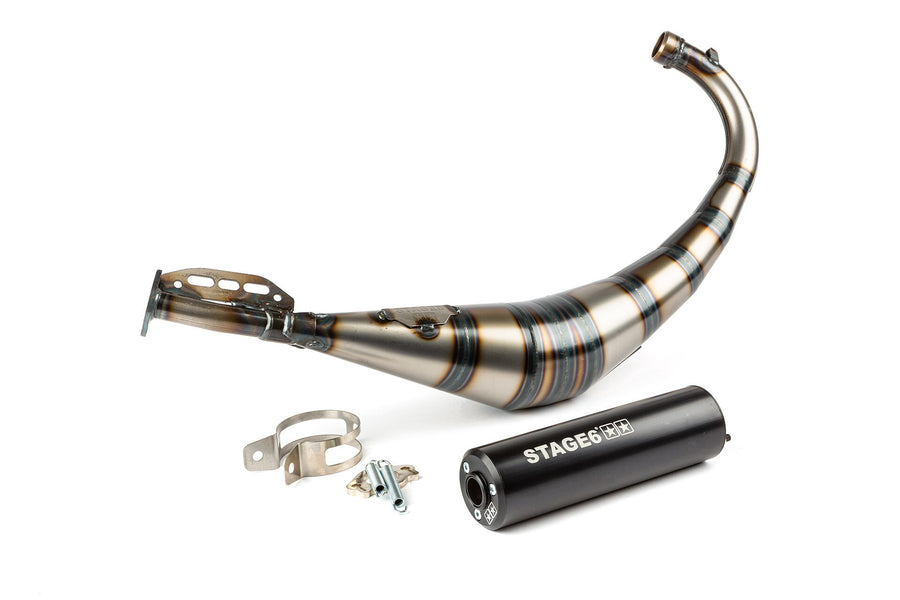 Aprilia SX Factory 50 2T - Auspuff Streetrace CNC Schwarz