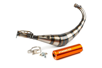 Aprilia SX 50 2T - Escape Streetrace CNC Laranja