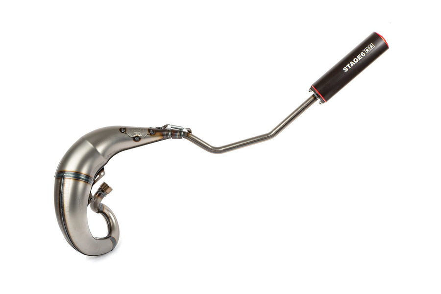 Gilera SMT SM 50 2T D50B0 [2013–] - Auspuff Streetrace rot schwarz
